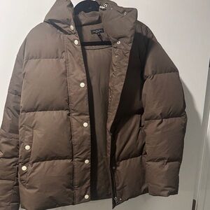 Rag & bone brown down puffer